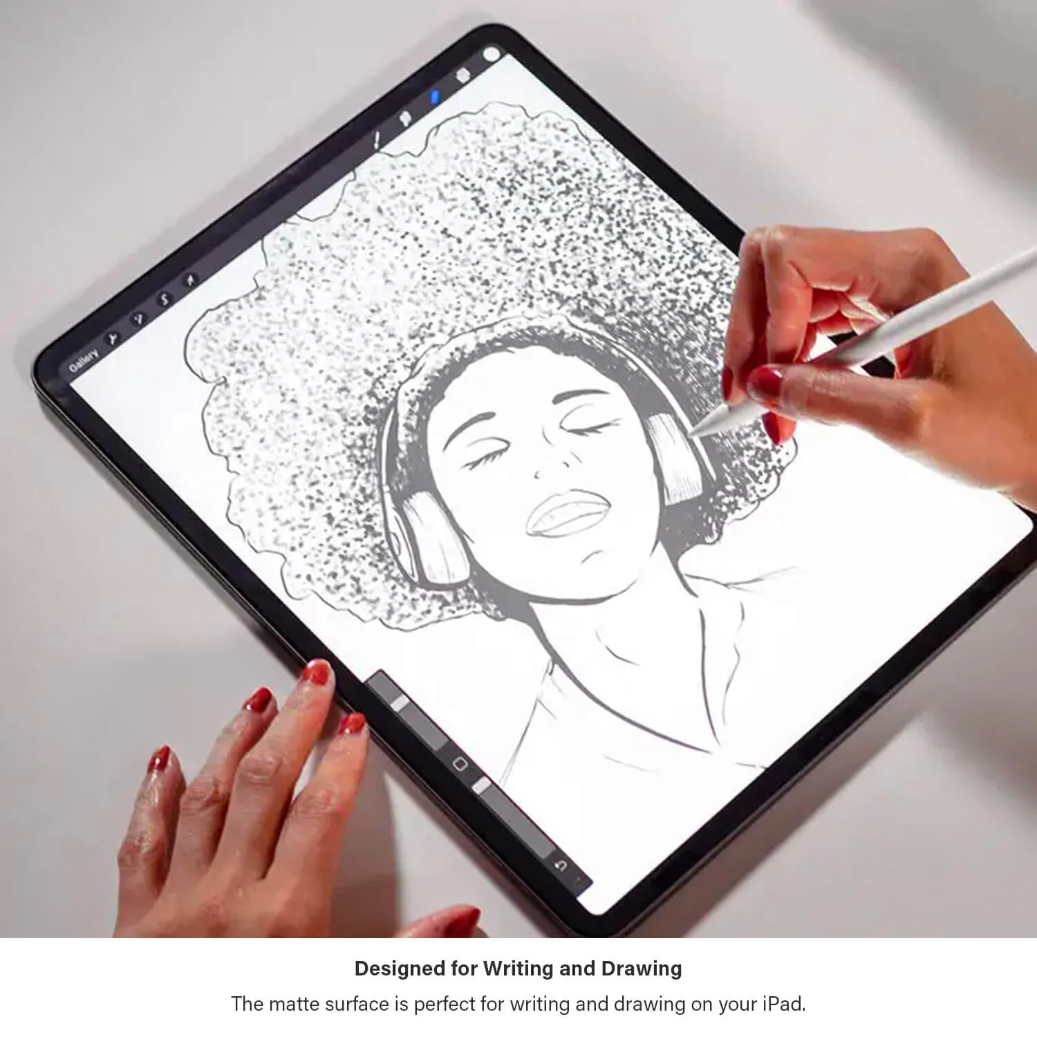 ZAGG InvisibleShield iPad Pro 2021/2020 12.9" GlassFusion+ Canvas Clear - Image 3