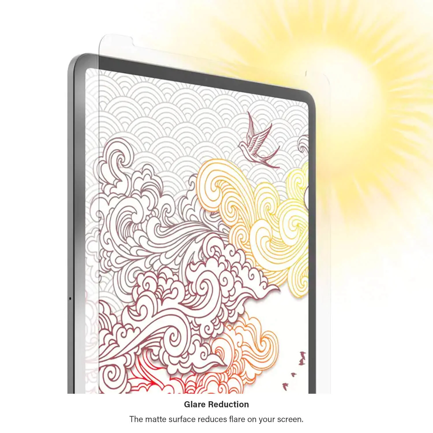 ZAGG InvisibleShield iPad Pro 2021/2020 12.9" GlassFusion+ Canvas Clear - Image 5