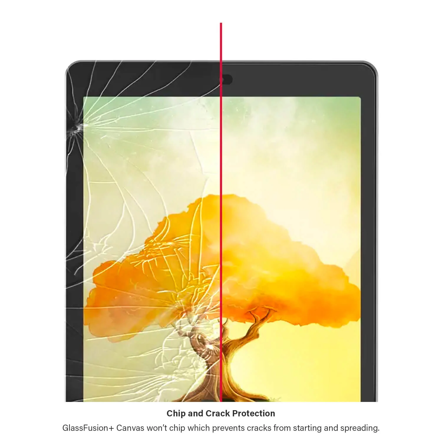 ZAGG InvisibleShield iPad Pro 2021/2020 12.9" GlassFusion+ Canvas Clear - Image 7