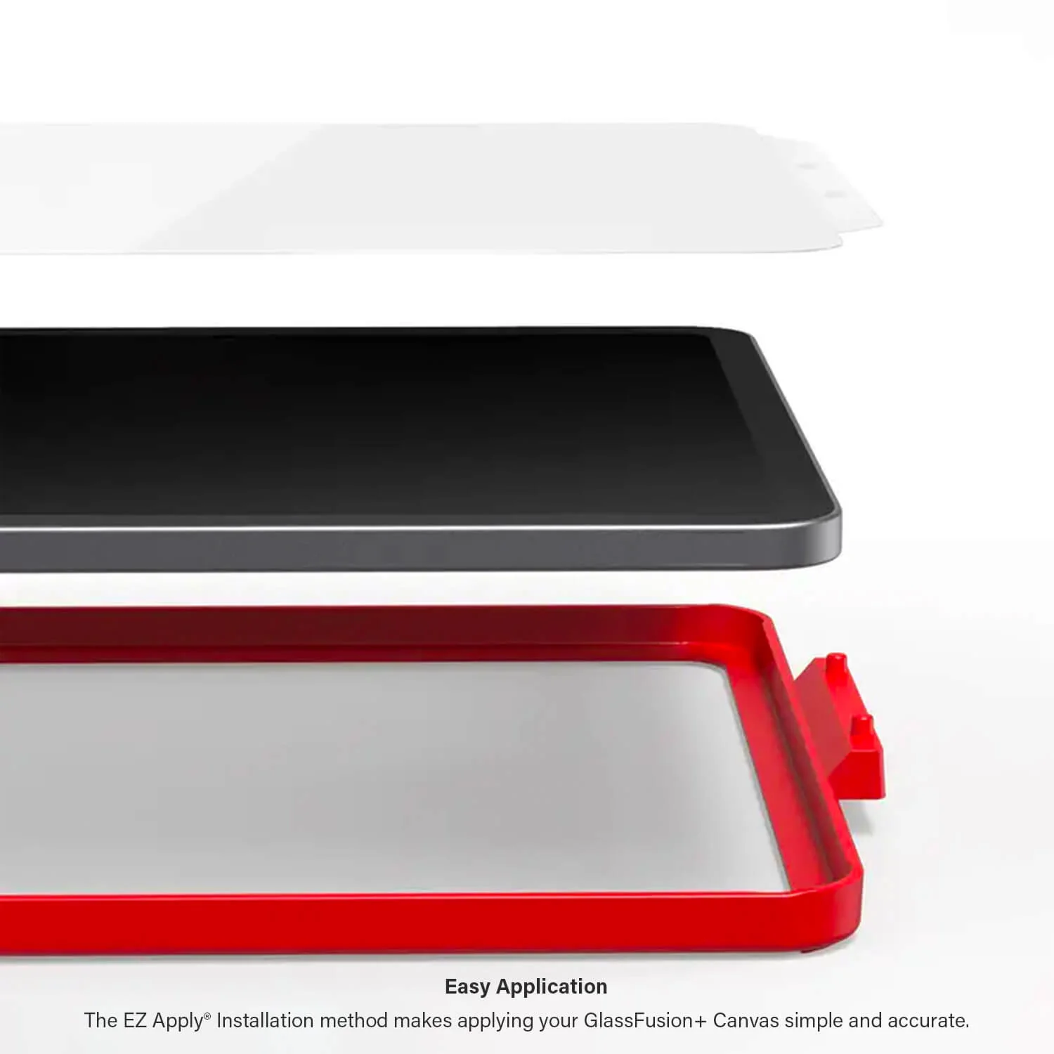 ZAGG InvisibleShield iPad Pro 2021/2020 12.9" GlassFusion+ Canvas Clear - Image 8