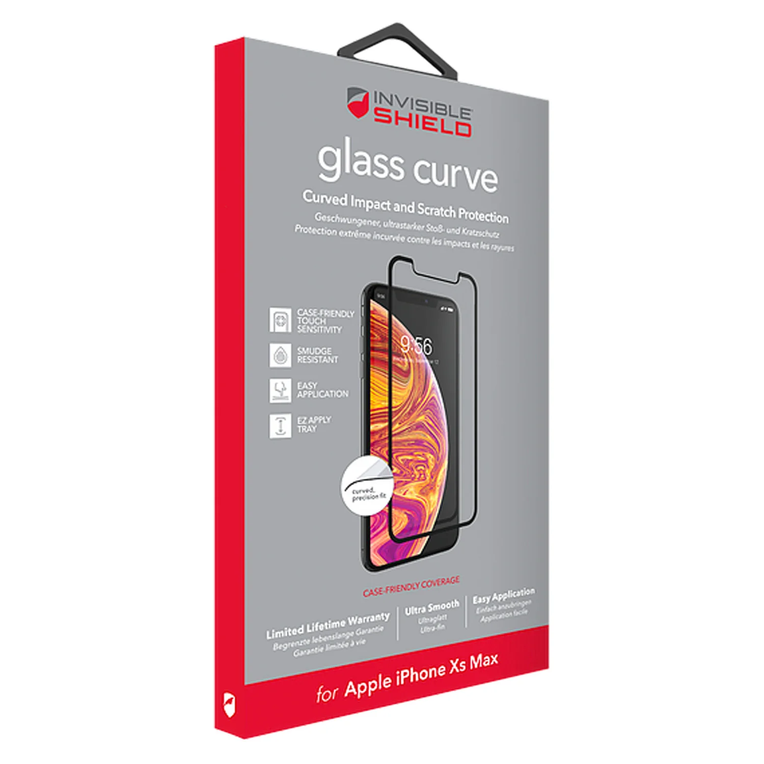 ZAGG InvisibleShield iPhone Xs Max Glass Curve Screen Protector - Image 2