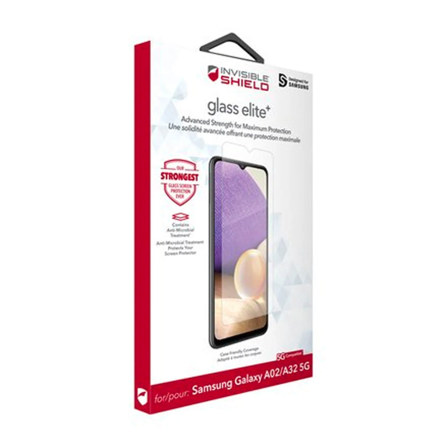 ZAGG InvisibleShield Samsung Galaxy A32 5G Screen Protector Glass Elite+ - Image 4